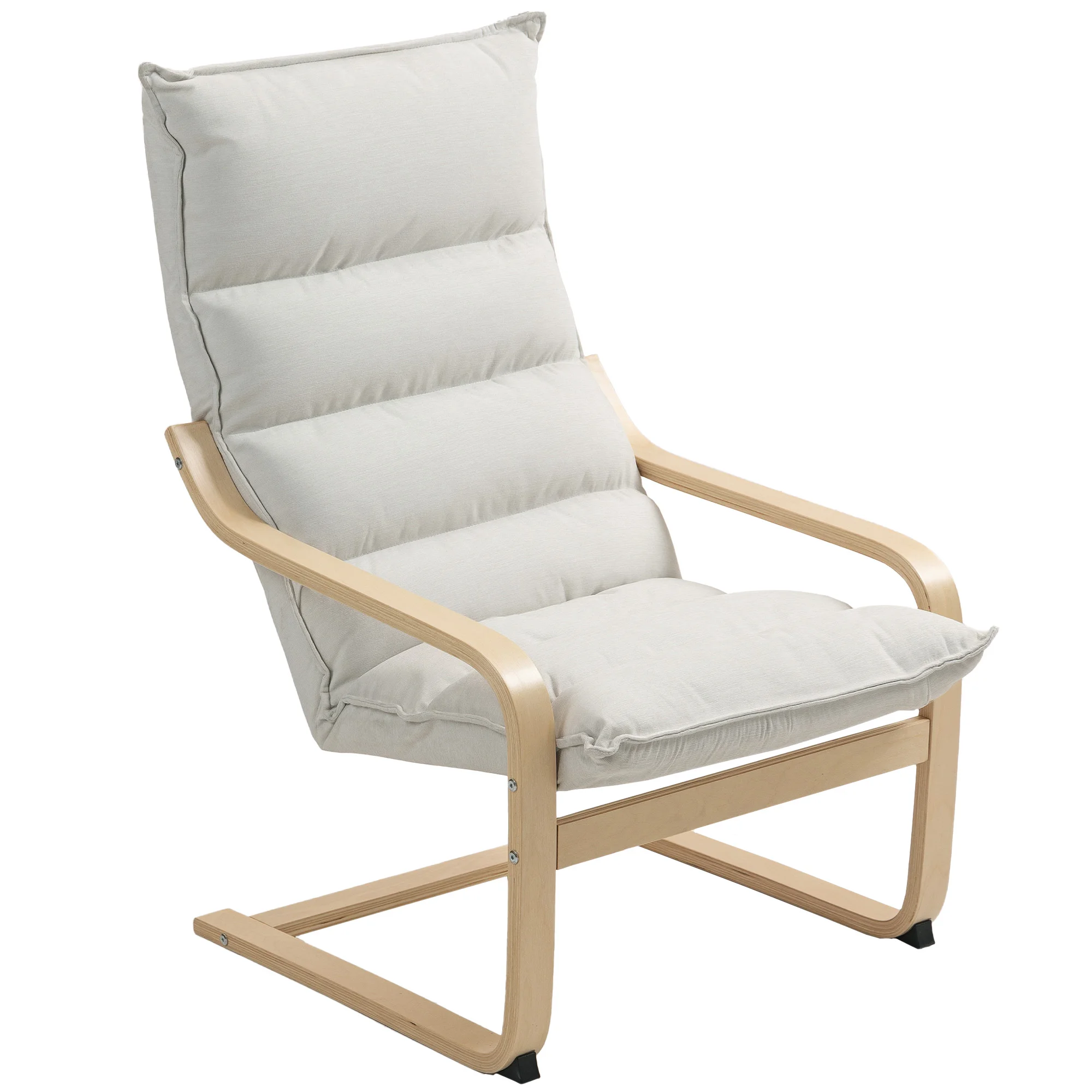 HOMCOM Sillón de Salón Moderno Butaca de Salón con Respaldo Alto Reposabrazos y Patas de Madera Tapizado en Terciopelo Butaca para Dormitorio Sala de Estar