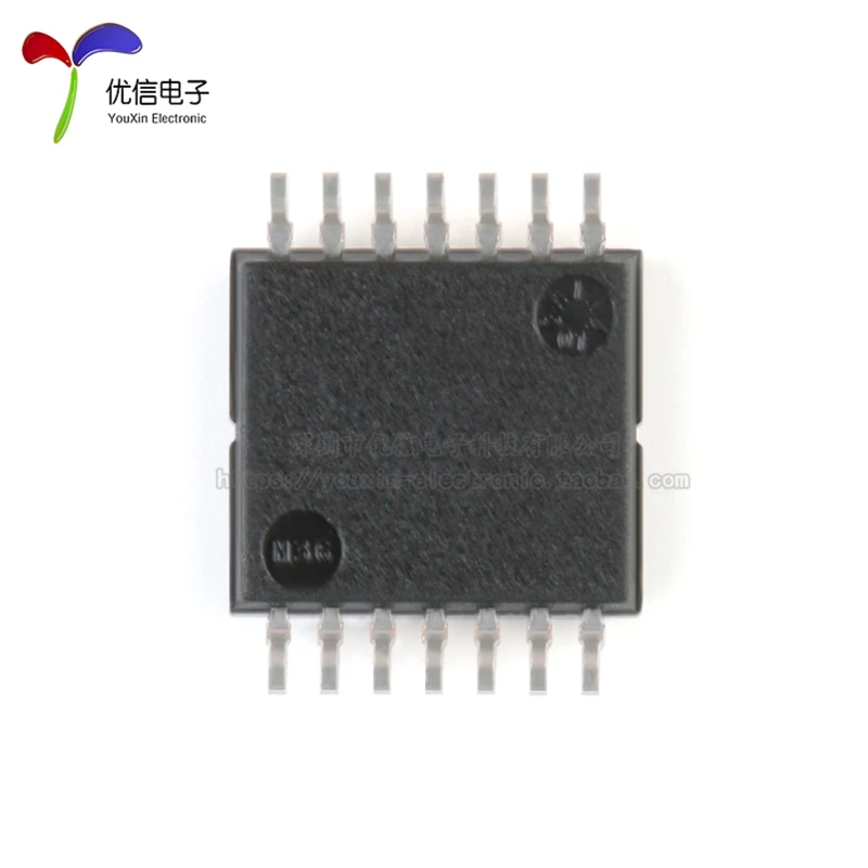 10Pcs/Original genuine SN74HC14PWR TSSOP-14 six way Schmitt trigger inverter logic chip