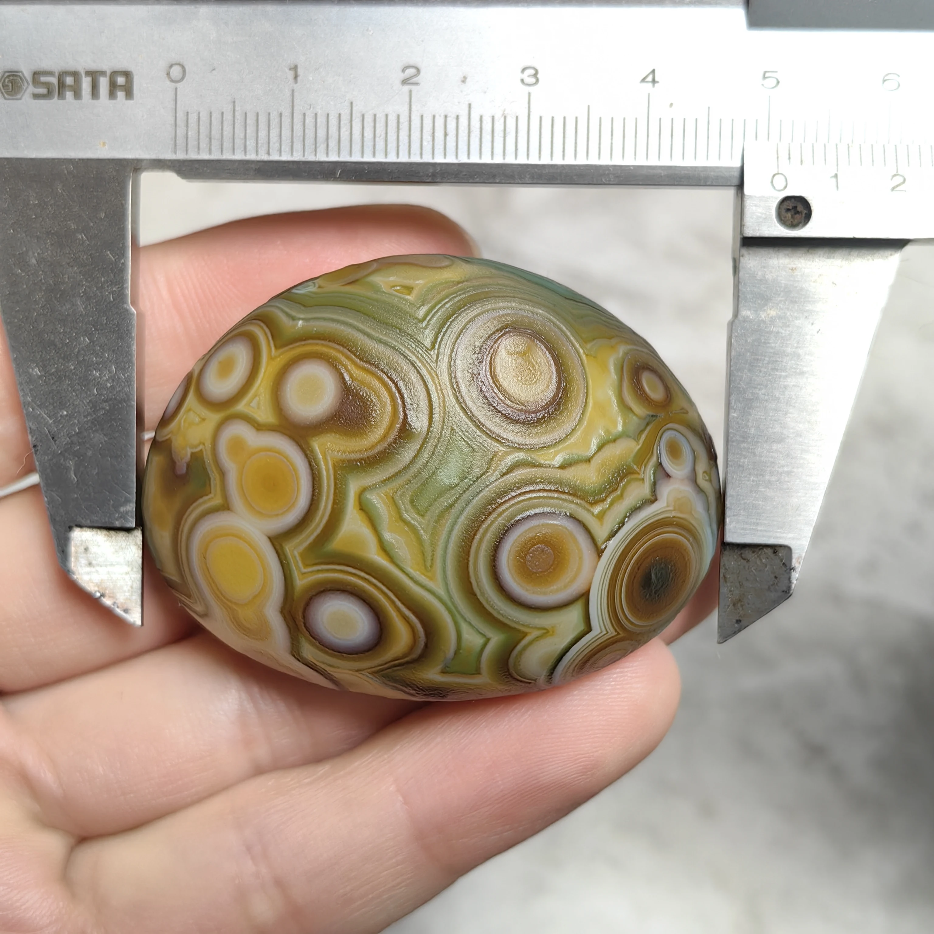 Natural Sardonyx Agate Alxa Gobi Eye Mineral Specimen Energy Crystal Chakra Reiki Healing Stone Garden Decor Gift - view 3