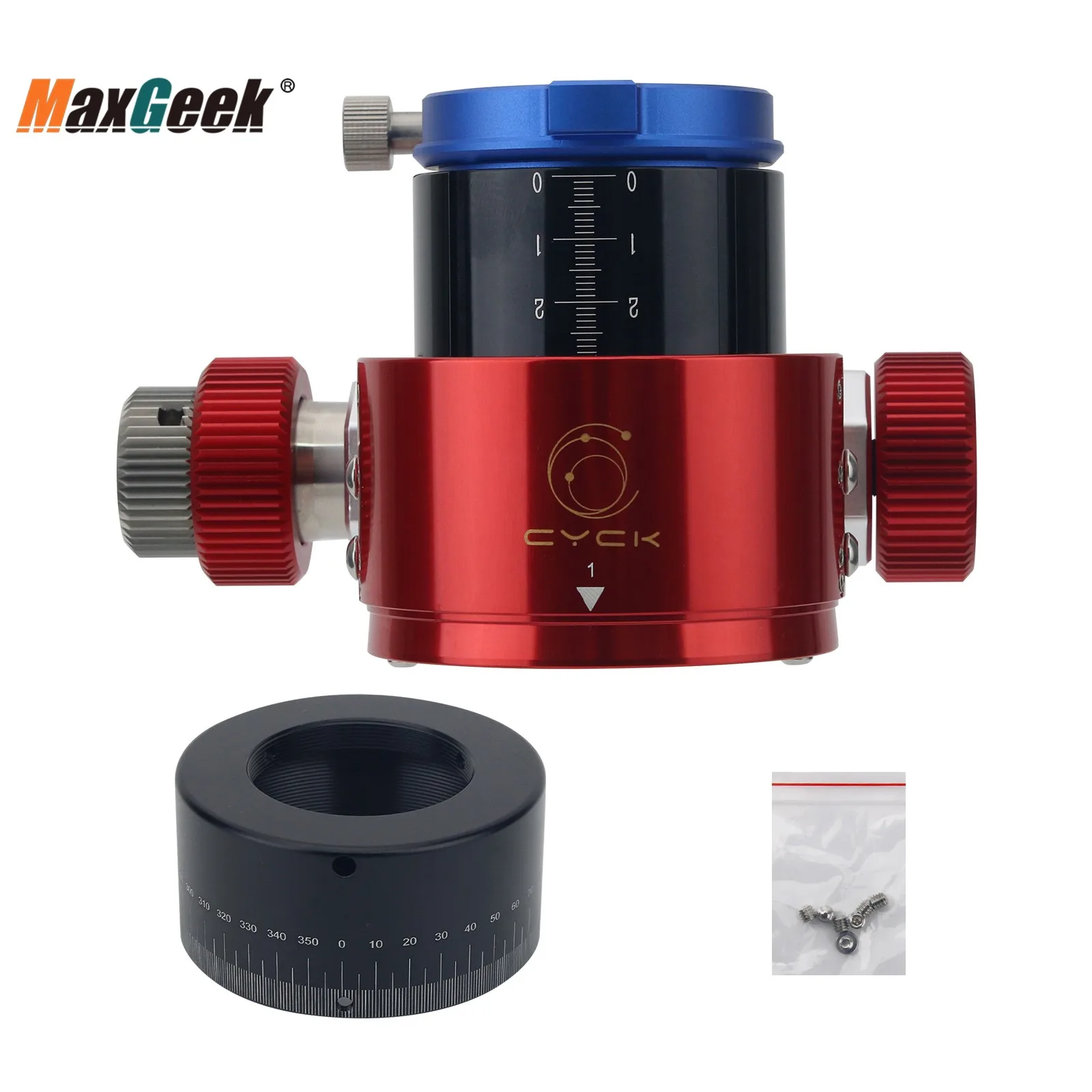 TeSeek New CYCK Universal Aperture Version 2-inch SCT Telescope Focuser Dual-speed Toothed Focuser for Celestron C6 Above