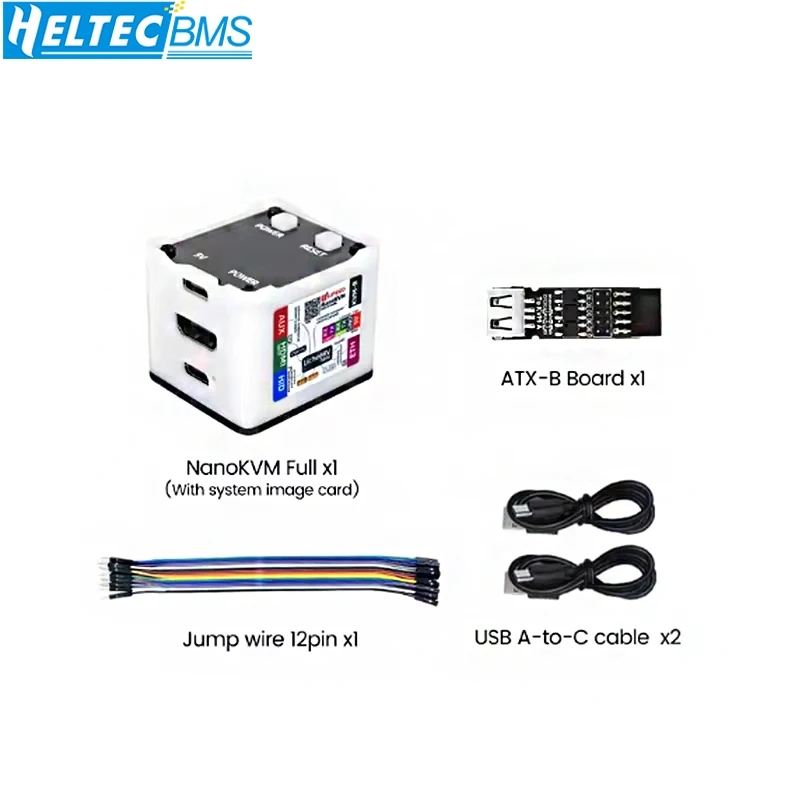 Lichee NanoKVM Полностью мини-сервер дистанционного управления и обслуживания Raspberry Pi Последовательный порт HDMI USB-C Интерфейс питания ATX