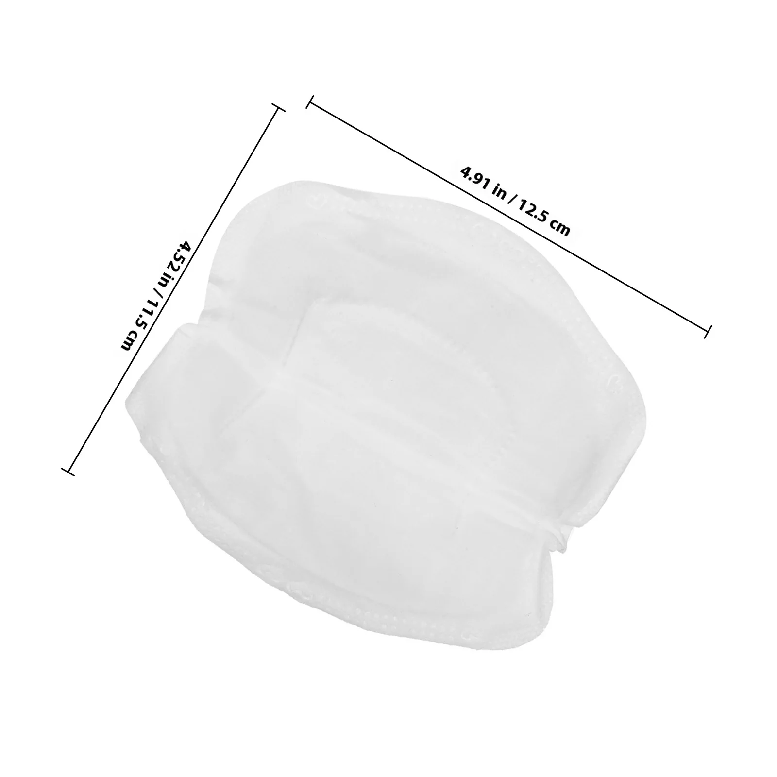 48Pcs 휴대용 모유 수유 패드 통기성 편안한 일상 사용을위한 피부 친화적 인 모유 수유 패드 여성 수유 패드