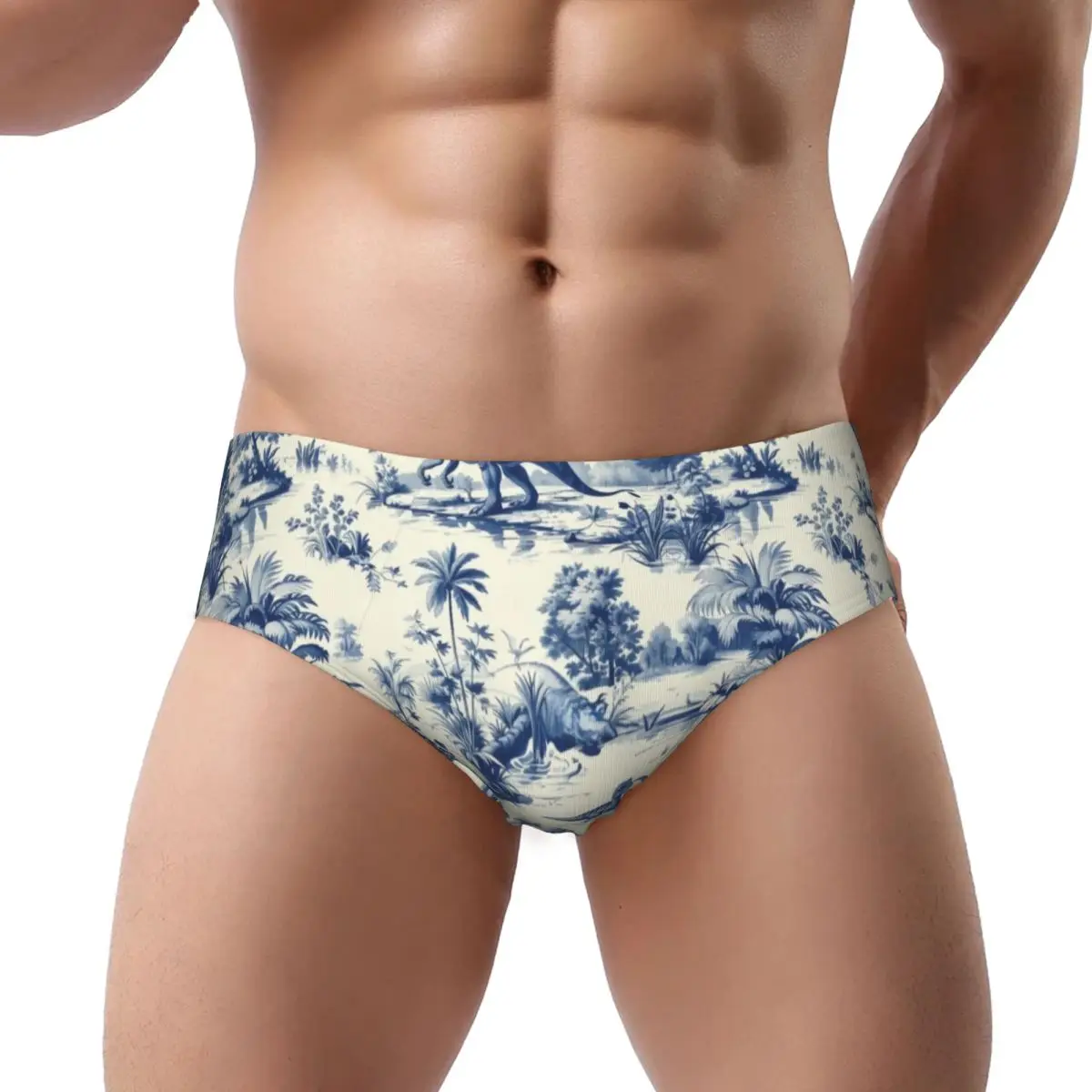 

Custom Mens Toile De Jouy Men Brief Panties Male Soft Underwear Underpants
