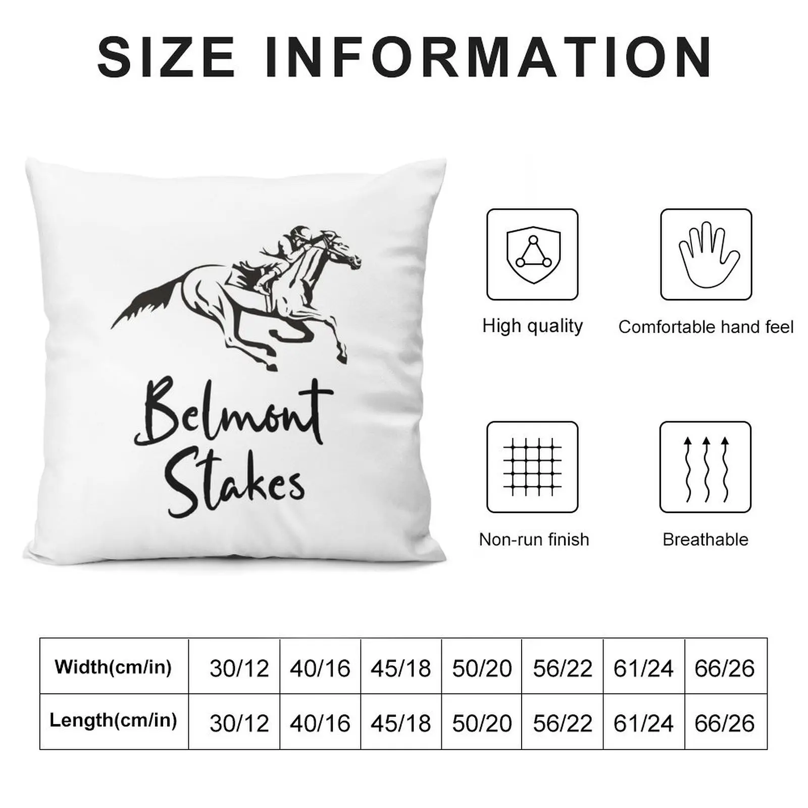 Belmont stakes Throw Pillow Christmas Cushion For Home Pillowcase pillow