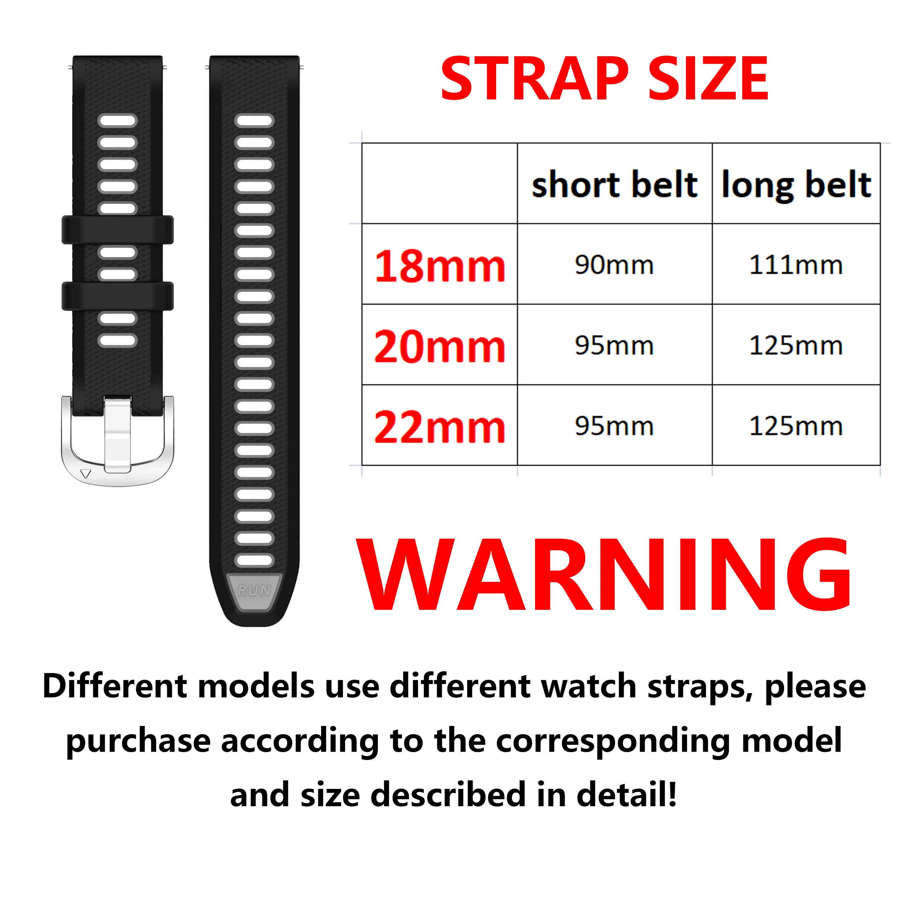 18mm 20mm 22mm Silicone Strap For Garmin Forerunner 265 255 265s 255s 245 158 Vivoactive 3 4 4s Band Watch Venu 2 2s SQ Bracelet