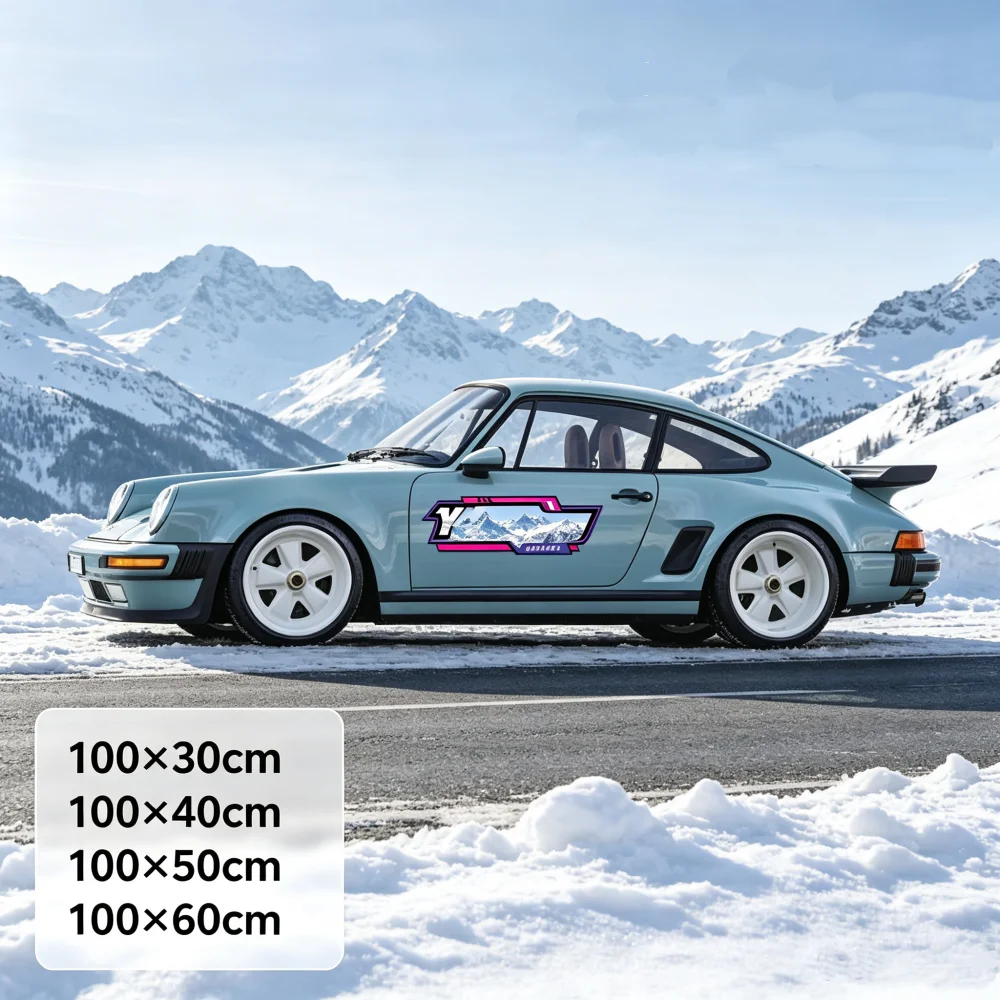 1Pc Personalized Custom Photo Car Stickers, Stickers on Both Sides of the Car, 4 Sizes Available, Customizable Irregular Shapes