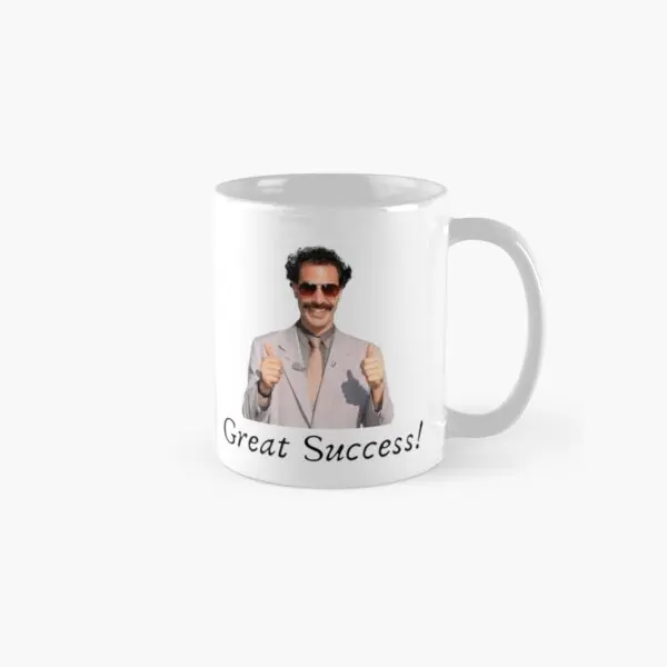 Borat Classic  Mug Picture Printed Cup Image Design Handle Round Coffee Tea Drinkware Simple Photo Gifts