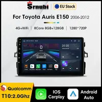 Srnubi Android Wireless CarPlay Car Stereo Radio for Toyota Auris E150 2006 - 2012 Multimedia Player 2 Din AI Voice Headunit