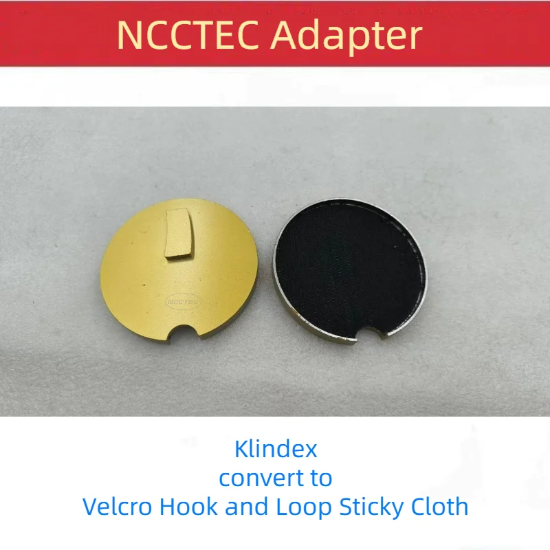 9 pcs 3'' Converter Adapter Klindex Disc to Velcro Hook and Loop Sticky Cloth Use Diamond Polishing Grinding Pads Quick Change