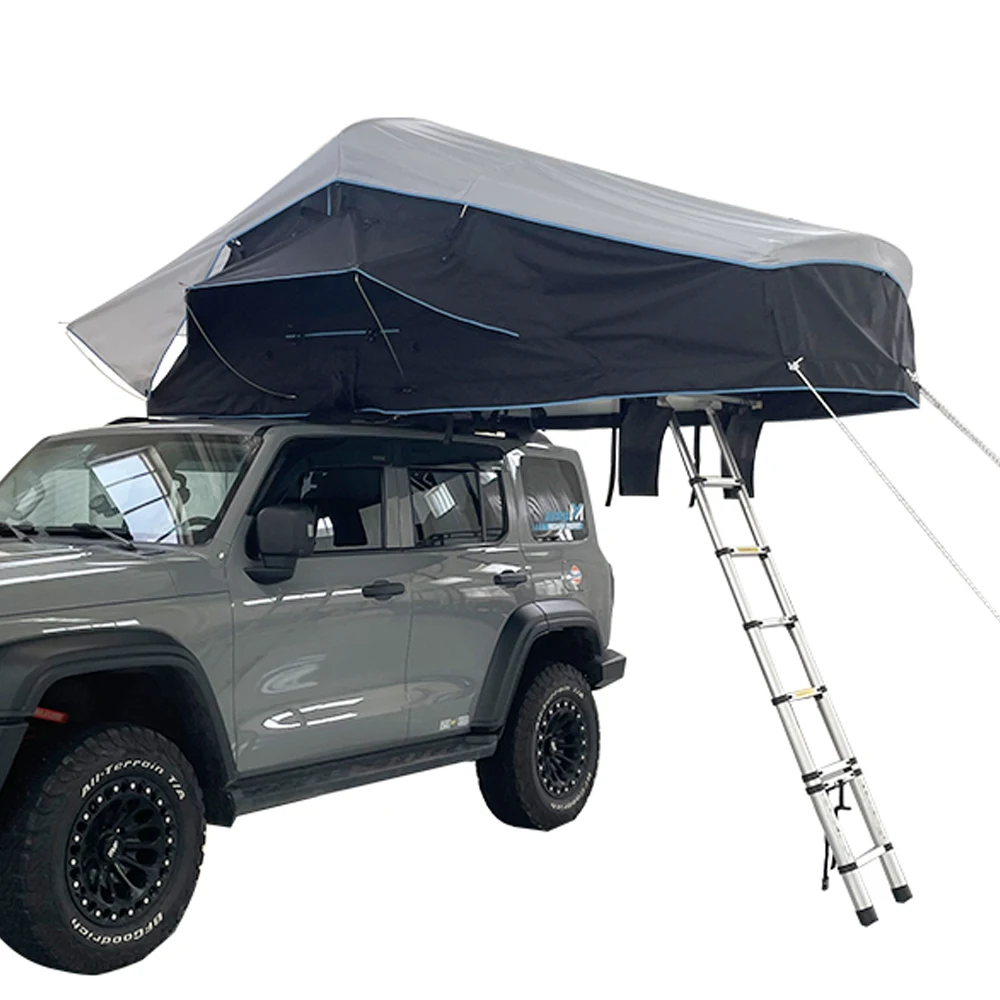 

3 Color Customized Soft Roof Top Tent 2-3 Person Sleep Roof Tent Family Trip Rooftop Tent