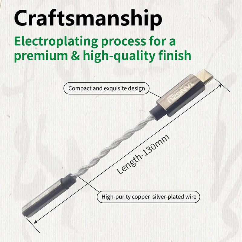 TANGZU YIN XIANG NANG USB DAC APM amplificador de auriculares SPV4040 chip de decodificación tipo C a adaptador de Audio de 3,5mm PCM384Khz/32bit