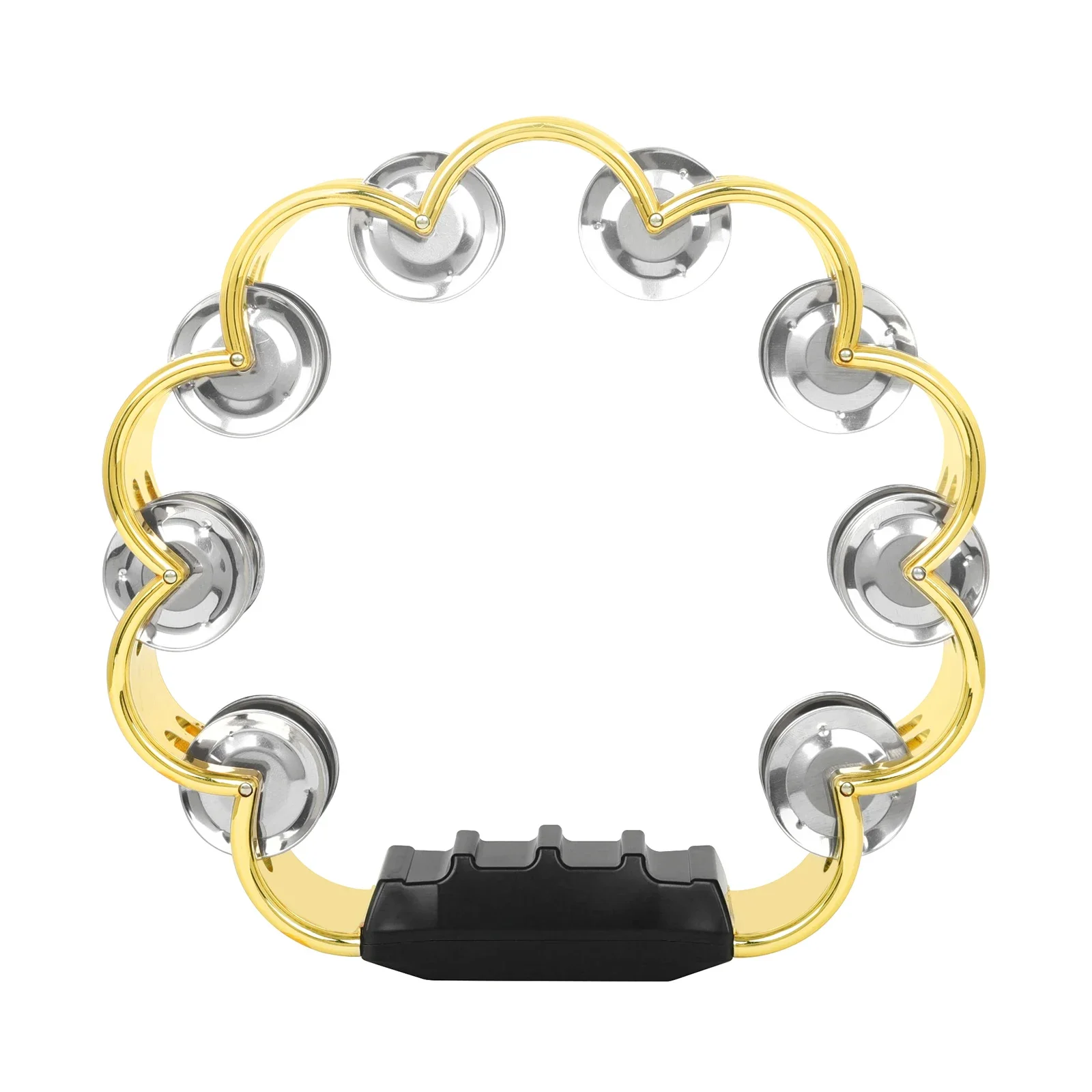 IRIN Tambourine Double Row Plum Blossom Handbell Drum Children's Musical Educational Party KTV Orff Percussion Instruments