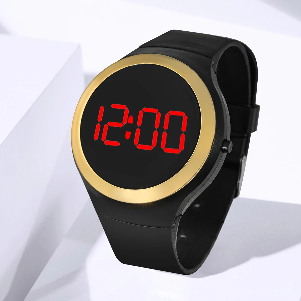 New Boys and Girls Sports Electronic Watch for Students Simple and Casual Round Watch Suitable for Daily Life