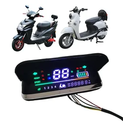 Bici elettrica Ebike Scooter ampio Display LCD motore Speedmeter schermo 48-72V veicolo elettrico triciclo quadro strumenti digitali