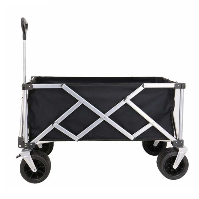 OEM Storage Utility Multifunctional Push Cart Outdoor Camping Wagon Cart Foldable