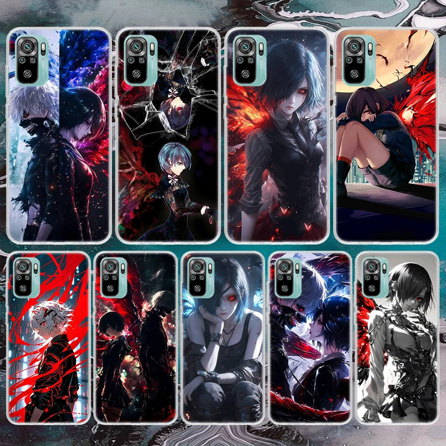 G-Ghoul Tokyo Touka Kirishima Soft Phone Case For Xiaomi Redmi Note 14 13 12S 12 11S 11 11E Pro Plus 10S 10 9S 9 Note14 Pattern