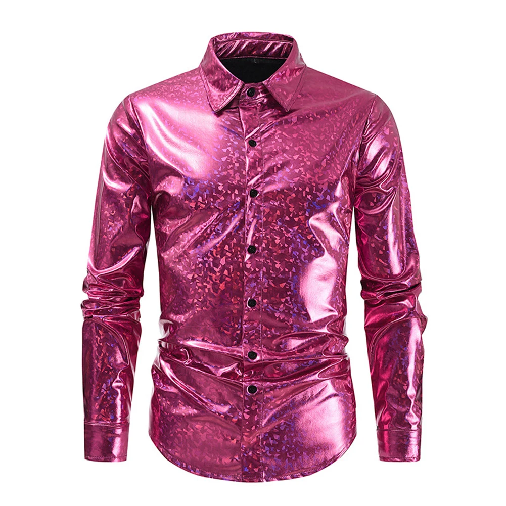 Daily Wear For Casual For Holiday Button Down Night Shirt Brand New Casual Wear Holiday Shirt Polyester Fabric