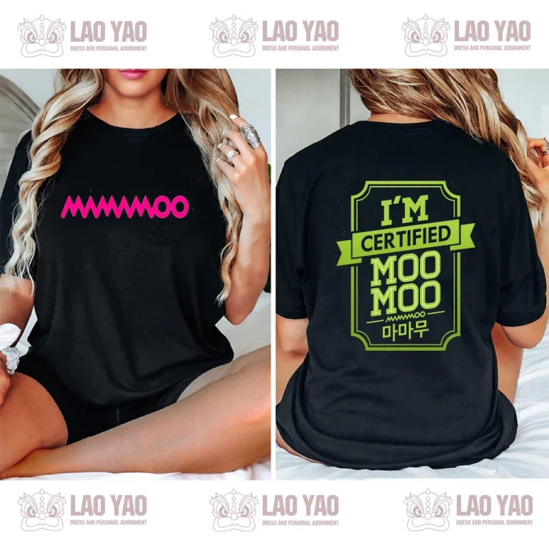 Rétro classique Y2k vêtements Mamamoo Sistar T-shirt unisexe Streetwear Goth vêtements T-shirts pour haut pour femme Harajuku Kpop