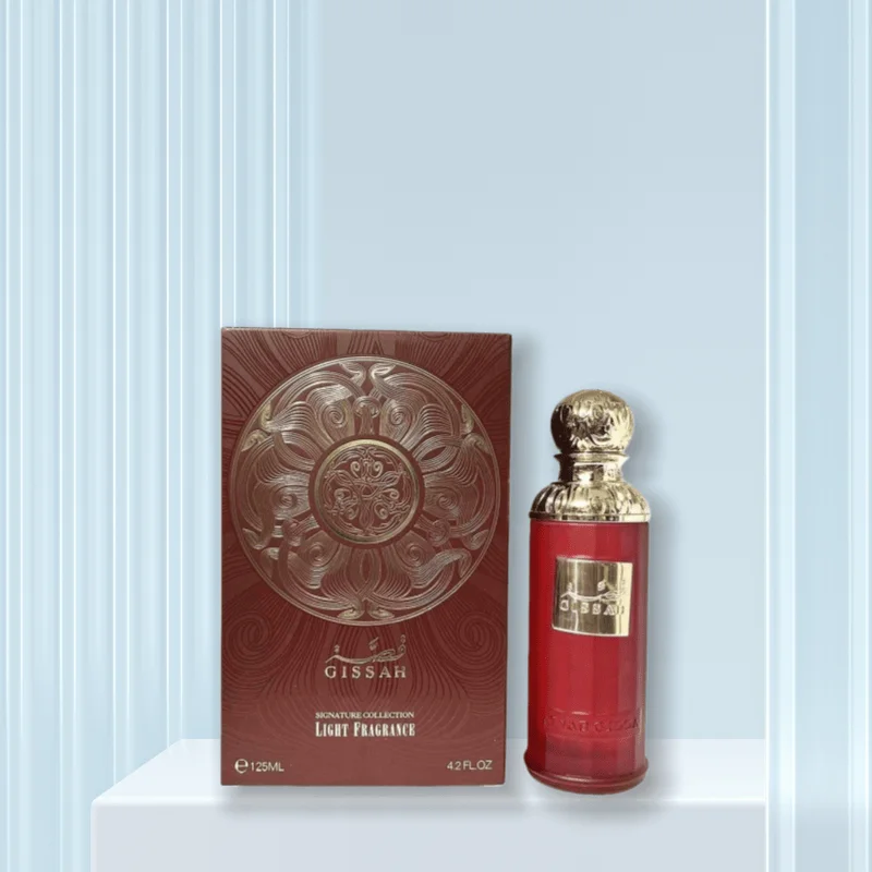 Gissah Arabian Perfume for Women in Floral Bottle - Geranium & Jasmine EDT, 125ml/4.2fl.oz & Travel Size, Ideal Gift