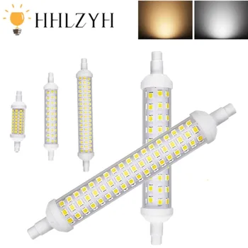 R7S LED 투광 조명 9W 12W LED 램프 SMD 2835 78mm 118mm 135mm 디밍이 가능한 LED 전구 220V 에너지 절약 할로겐 조명 교체