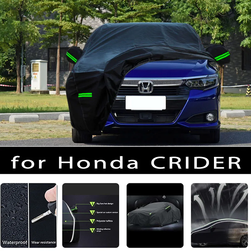 

Защитный чехол для автомобиля Honda CRIDER, защита краски автомобиля, солнцезащитный, теплоизоляционный, водонепроницаемый, автомобильная пленка для одежды