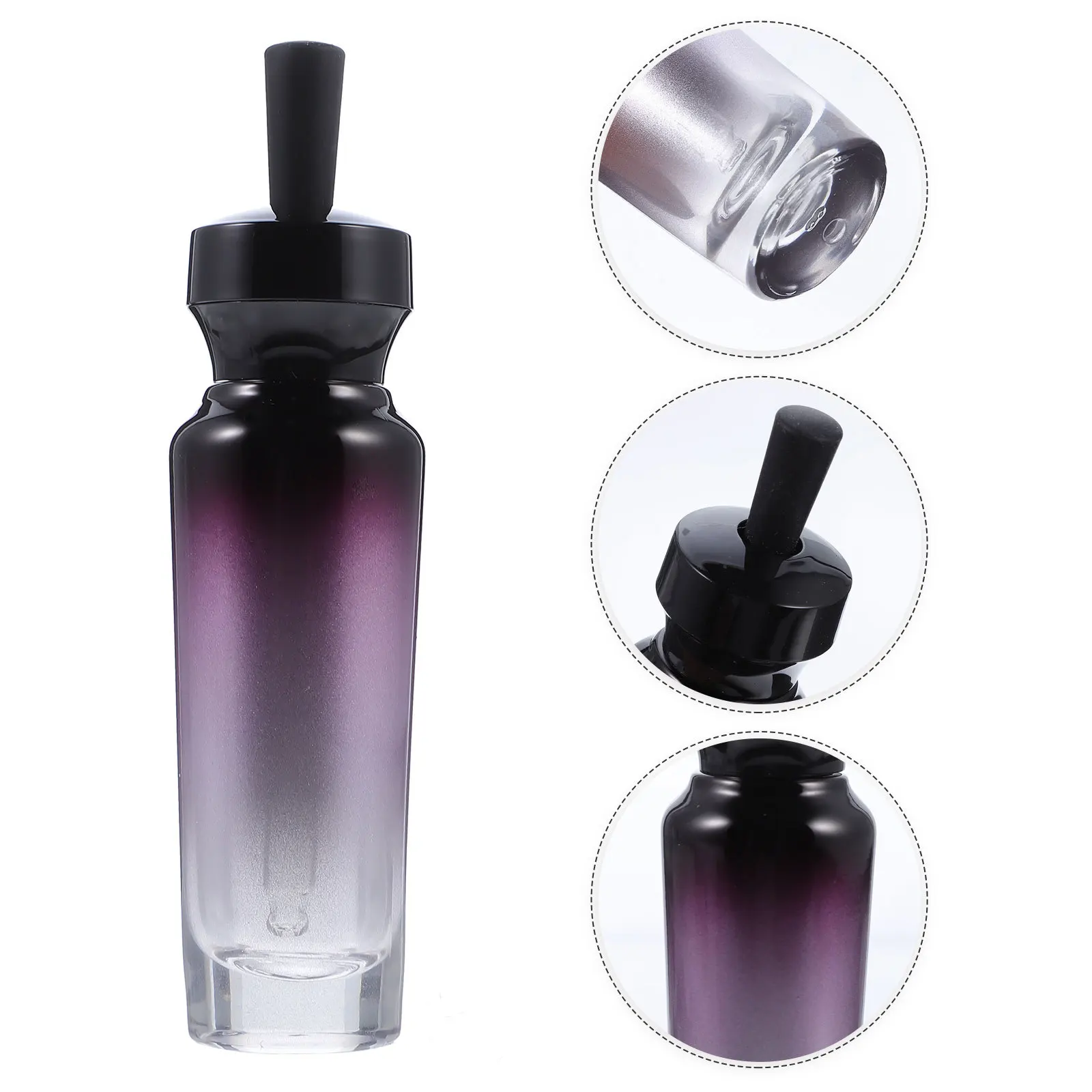 

4Pcs Essential Oil Bottles Refillable Glass Jars Portable Dropper Bottles 50ml Travel Accessories Refillable Jars