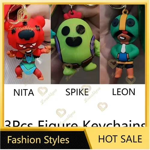 Moda 6 sztuk Anime rysunek breloczki Cartoon Leon kolce wrona Gevulde gra Capuchon Knuffel Poppen Hero Shelly breloki