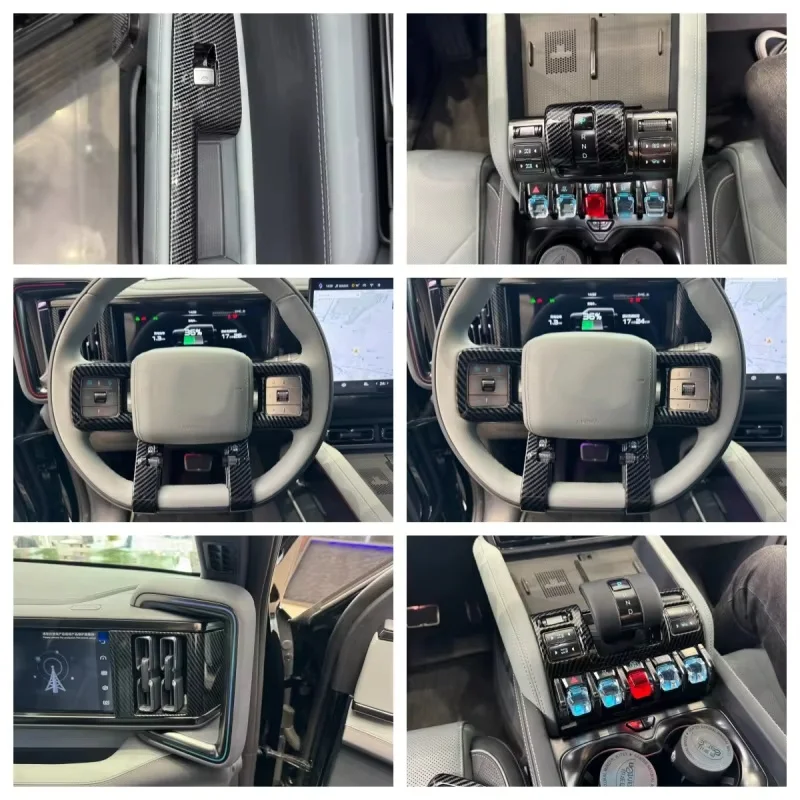 

Fit For BYD Equation Leopard 5 2023 2024 Window lift panel/shift frame steering wheel/center control decorative accessorie