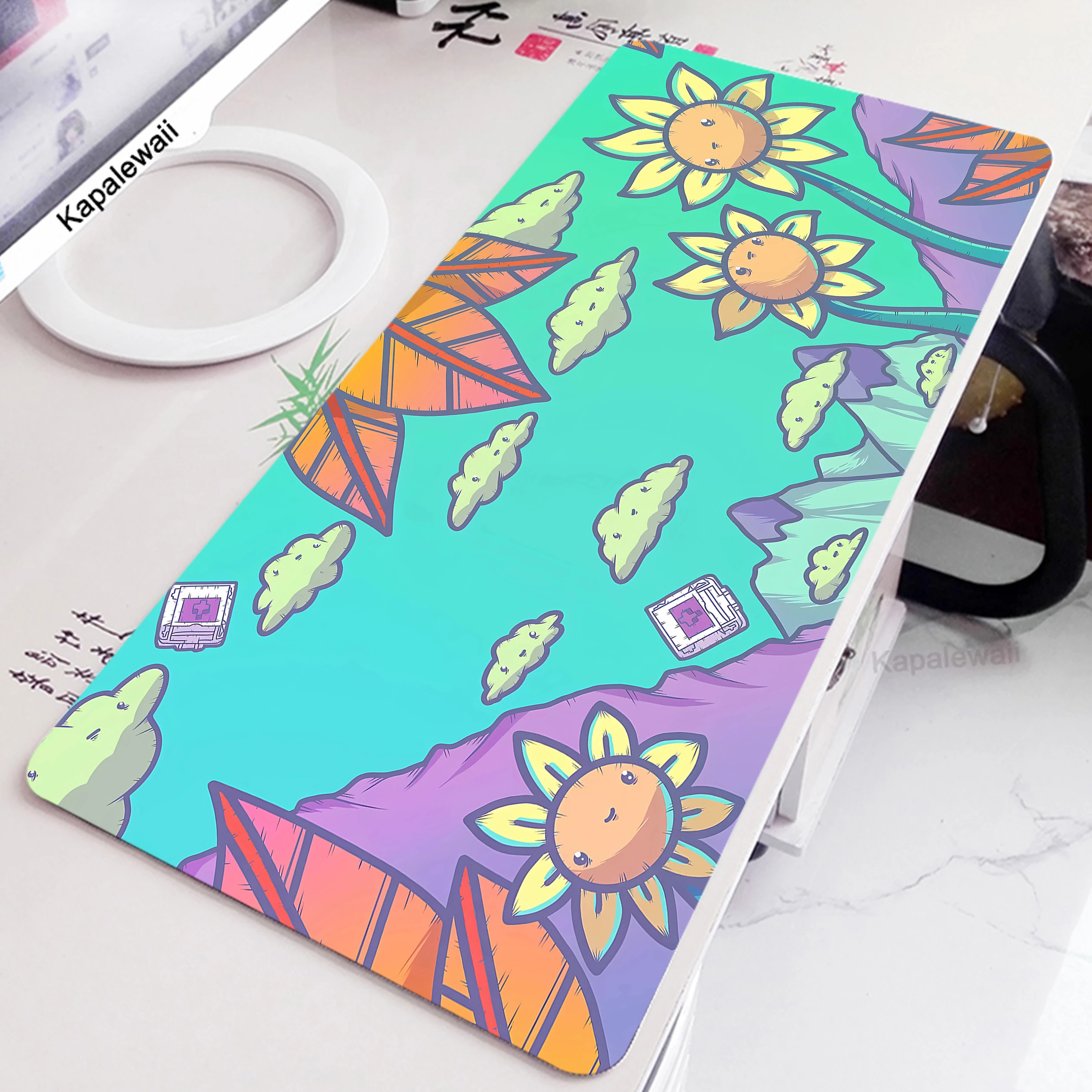 Cute Mouse Pad For Home Office Desktop Pads Gamer Mousepad Mouse Mat Setup Gaming Accessories Keyboard Pad Mousepad Deskmat