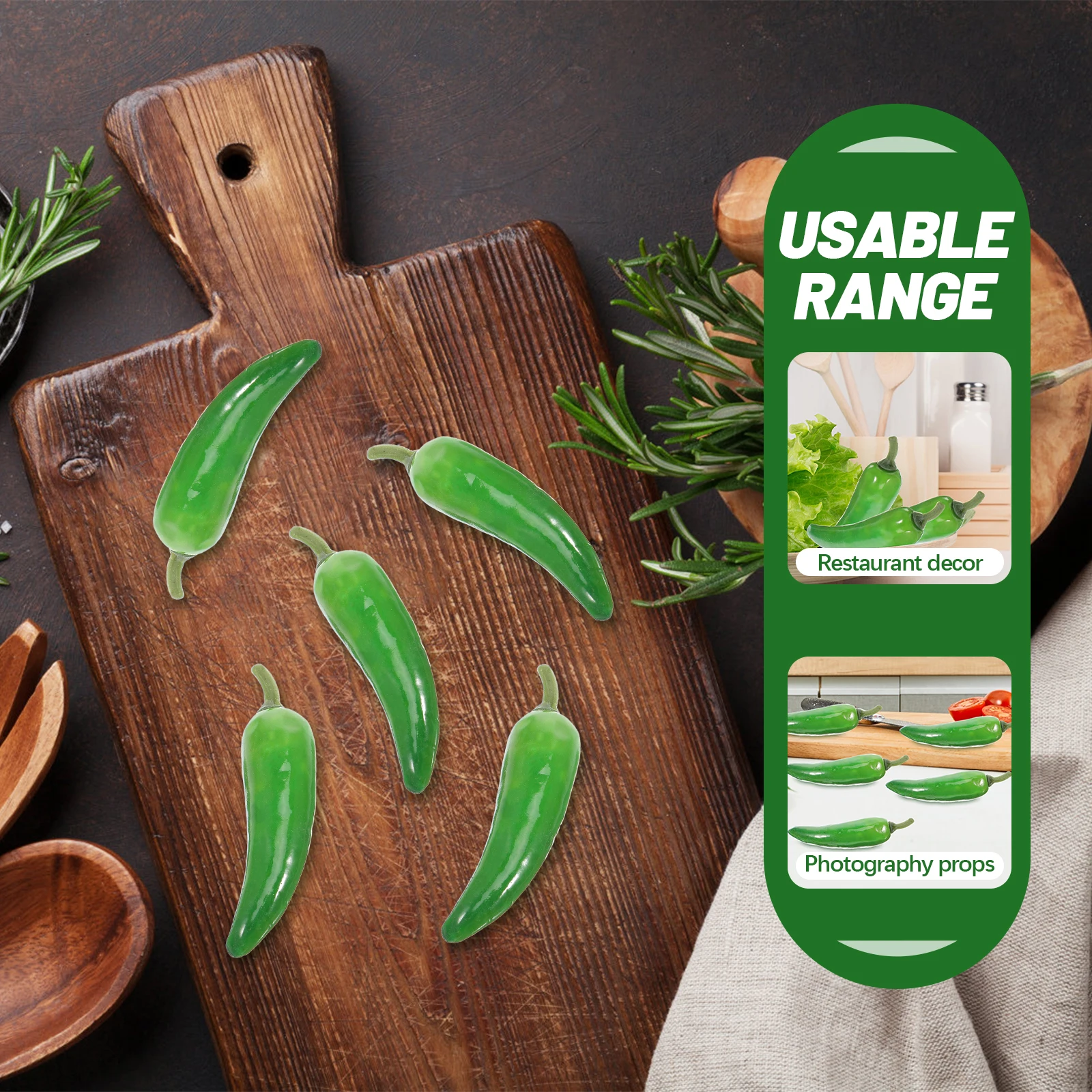 

30 Pcs Imitation Chili Pepper Simulated Props Mini Peppers Fake Vegetables Cake Foam Decor