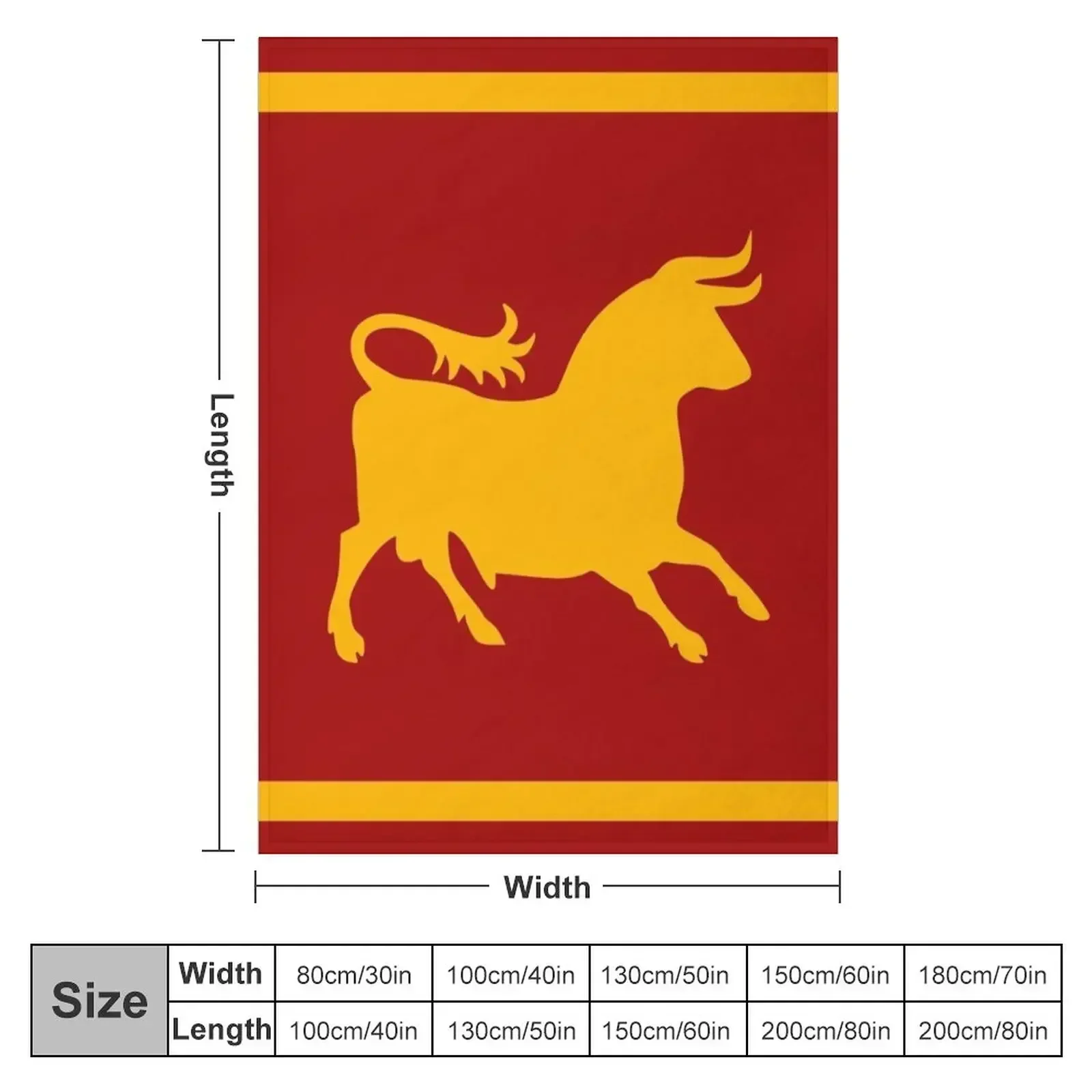 Caesar's Legion Logo (Yellow) Throw Blanket decorative Flannel for sofa funny gift For Sofa Thin Blankets