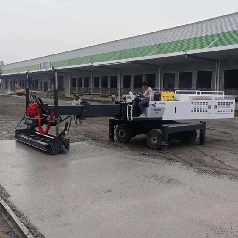 Automatic Concrete Laser Screed Laser Screeding Machine Heavy Duty Professional for Construction Site 3m Width