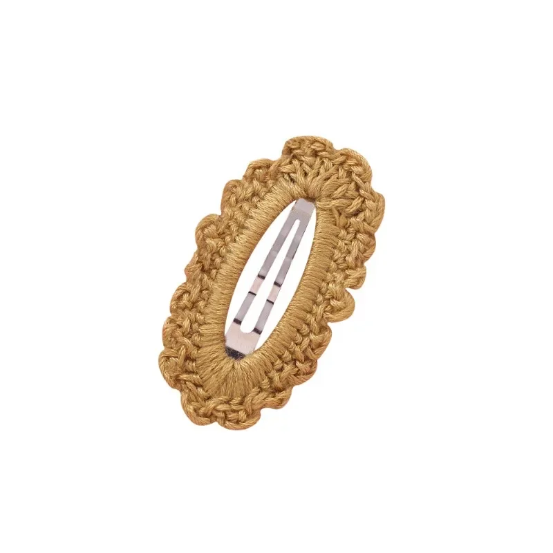 

Baby Girl Hair Clips & Soft Knit Headbands - Cute Boho Hair Accessories with Hollow-Out Design