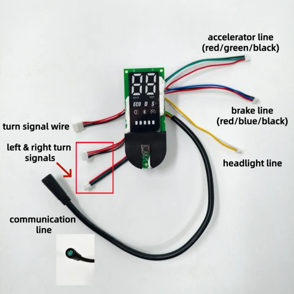 Verbessertes 55 km/h E-Scooter-Controller-Kit für Xiaomi 4 Pro (2. Generation) mit Geschwindigkeitsfreischaltung, selbstlernendem Motor-Motherboard-Ersatz – Detail 4
