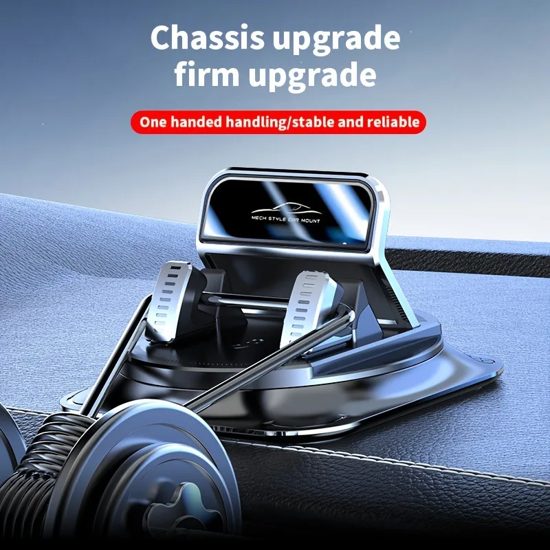 Universal Car Phone Mount Anti-Slip Pad Dashboard Navigation Holder Support Bracket 360 Degree Rotation Stand Car Accessories