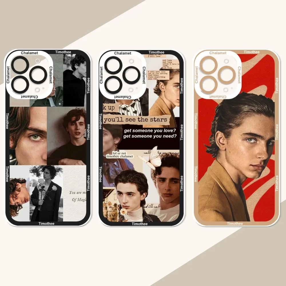 Timothee Chalamet Phone Case For iPhone 12 11 13 14 Pro Max XR XS Max X SE2020 7 8 Plus Case