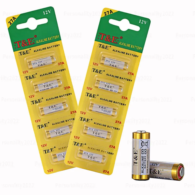 5pcs-30pcs 27A 12V Alkaline Battery A27 Batteries 27AE 27MN A2 K27A for Remote Control Gamepad Doorbell Toys Car Key Calculator