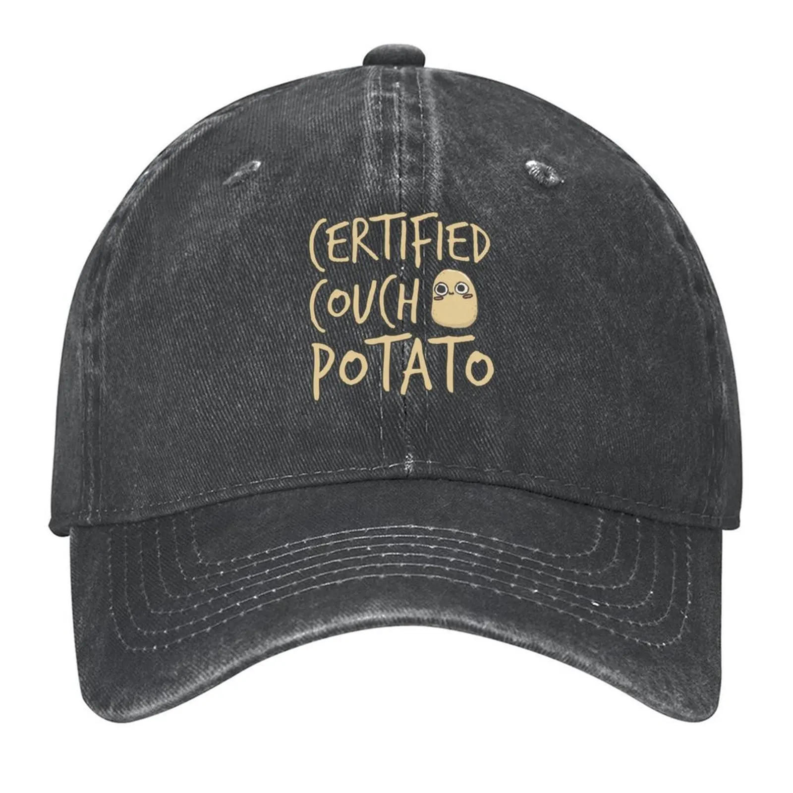 

Certified Couch Potato Baseball Cap Winter hat hard hat cute |-F-| Men's Hats Women's