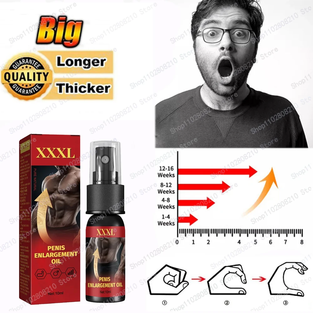 

Penis Enlargement Oil Sex spray Man Bigger Dick Thickening Growth Massage Cock Erection Enhance Orgasm Delay Men Care Products