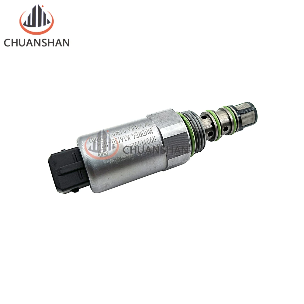 ملحقات حفارة ذات علامات كاملة مناسبة لصمام الملف اللولبي النسبي للطيار الكهربائي Rexroth R901155051 R900727801 #4