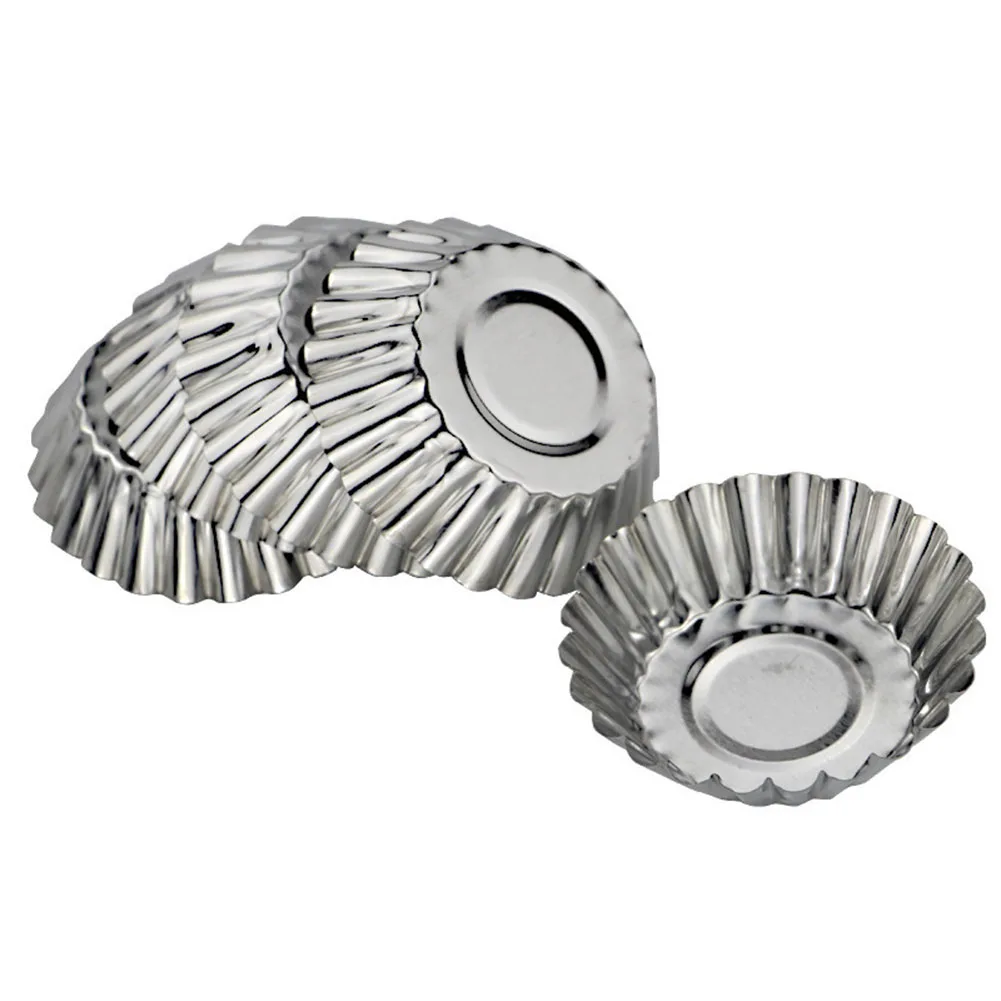 Carbon Steel Tart Pans Portuguese Tart Molds High Temperature Resistant Uniform Baking Design for versatile Tart Baking Tools