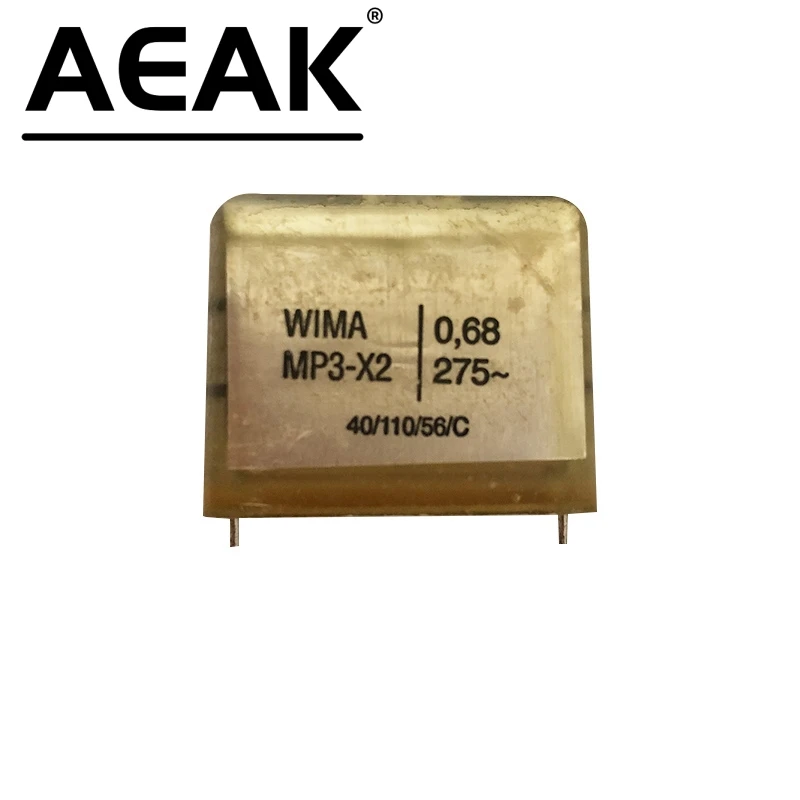 AEAK 1PCS WIMA 275V MP3-X2 0.68UF 275VAC MP3-Y2 0.01UF 0.022UF 1NF 3.3NF 2200PF 250VAC