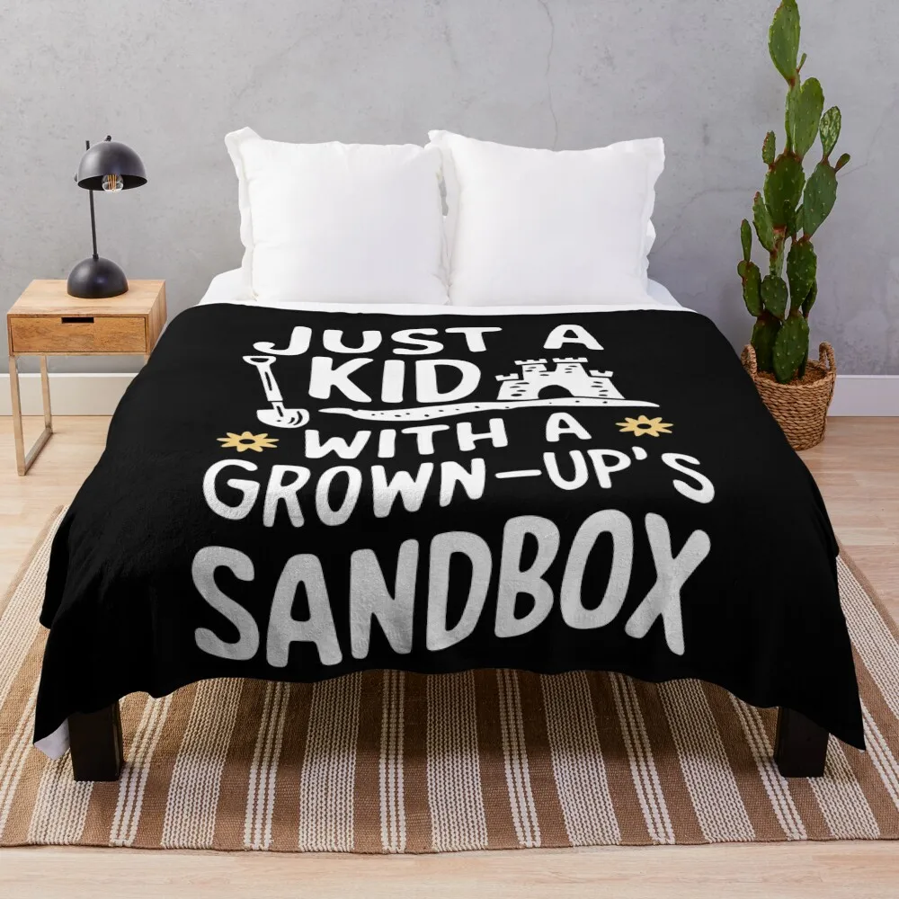 Masterpieces of Sand Sculpting Art at Beach Throw Blanket christmas decoration bed plaid Blankets For Sofas Blankets