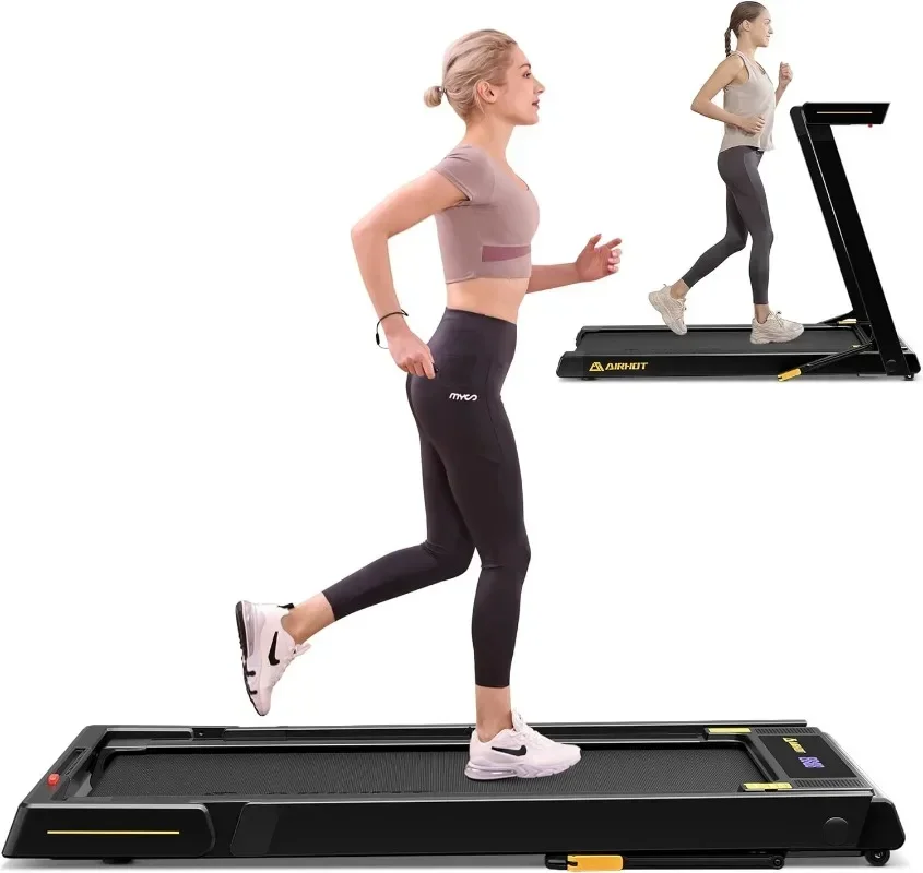 Under Desk Treadmill Walking Pad 2 in 1 for Walking and Jogging Portable Walking Treadmill with Remote Control Lanyard for Home