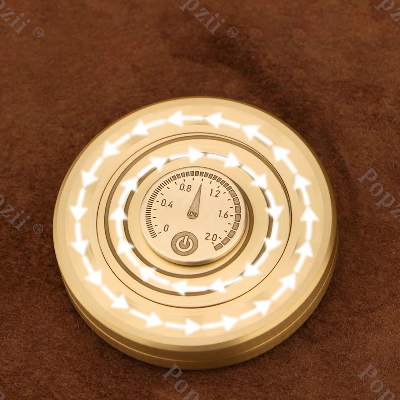 Moneta a scatto in metallo Adulti Giocattolo antistress Fidget Spinner Punta delle dita Giroscopio Cool Gadget Agitarsi giocattoli Antistress Ansia Giocattoli