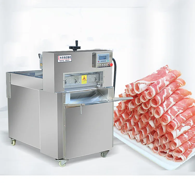 

Bacon Slicing Machine 250-300Kg/H 0.3-5Mm Frozen Mutton Beef Roll Cutting Slicer Machine
