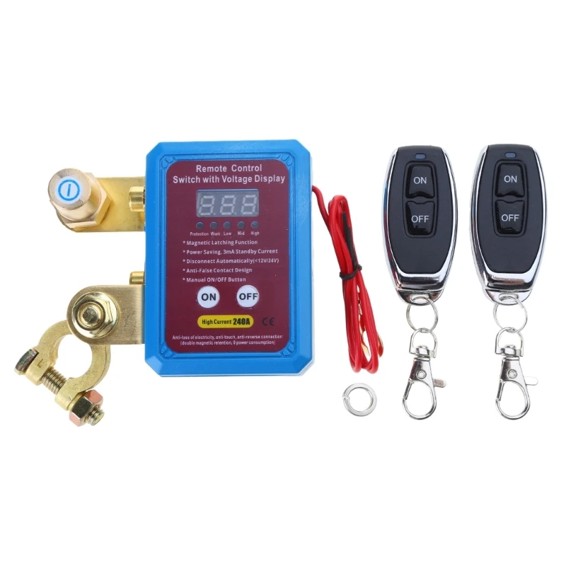 

12 В, 240 А, автоматический выключатель, дистанционный выключатель аккумулятора