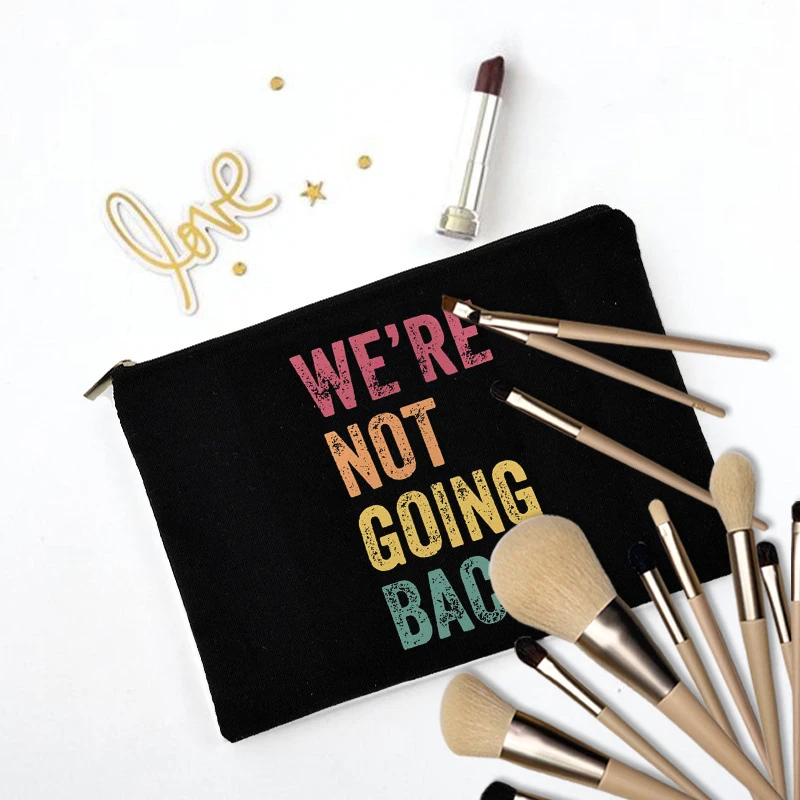 

Vote for President Kamala Harris Canvas Bag Zipper Storage Pouch Office Supplies Pencil Case Side Bag for Ladies Support Gift