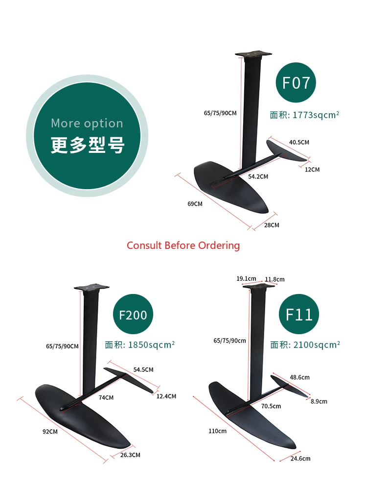 Unpowered Hydrofoil Board, Kite Inflatable Surfboard, Wind Wing Windsurf Board Thruster, Pedal Foot Water Skateboard 3