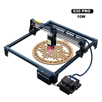 SCULPFUN S30 PRO 10W Lazer Cutting Engraver Replaceable Lens Automatic Air-assist System Cutter Laser Engraving Machine